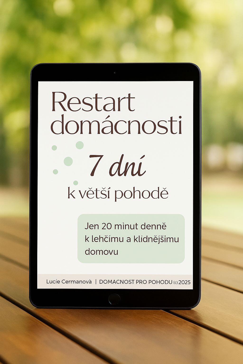 E-book Restart domácnosti: 7 dní k větší pohodě