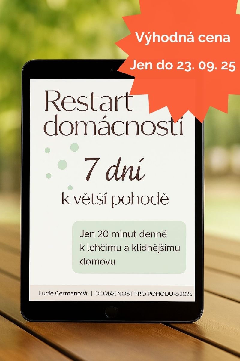 E-book Restart domácnosti: 7 dní k větší pohodě
