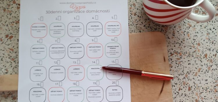 30denní výzva: Klidnější a přehlednější domácnost krok za krokem 30denní výzva: Klidnější a přehlednější domácnost krok za krokem