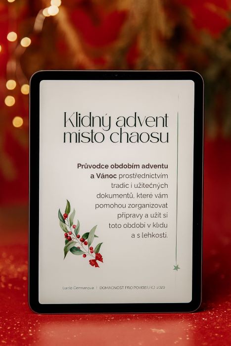 E-book Klidný advent místo chaosu